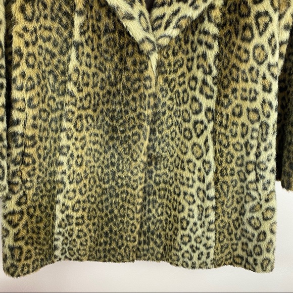 ❌SOLD❌ DO NOT BUY🚫VTG 60/70s Astraka WWF Faux Fur Leopard Print Coat - Picture 6 of 10